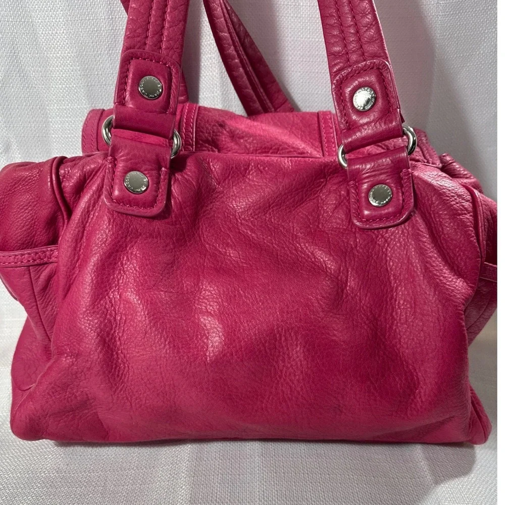 Vintage Marc by Marc Jacobs Dr Q Groovee Hot Pink Leather Satchel Handbag